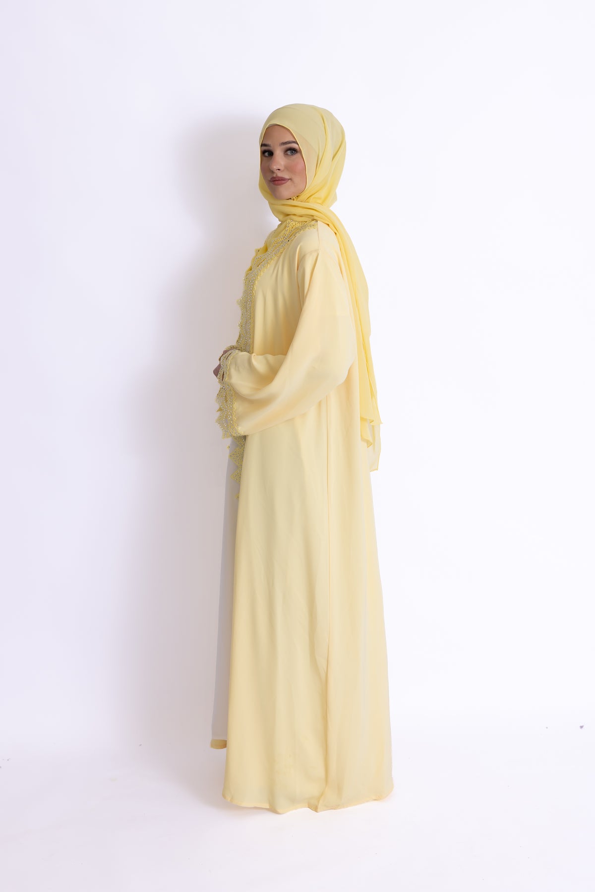 Lulu Pearl Embellished Abaya