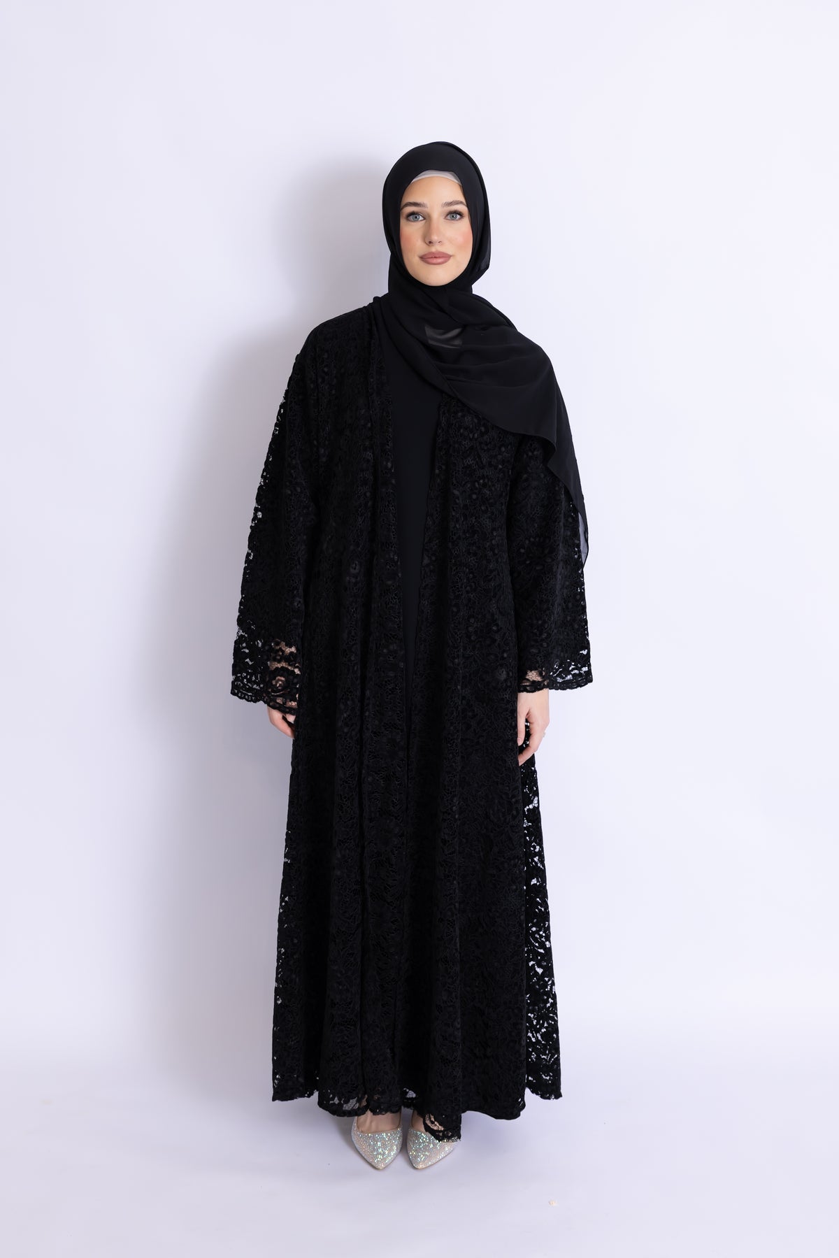 Rayhan Signature Lace Abaya
