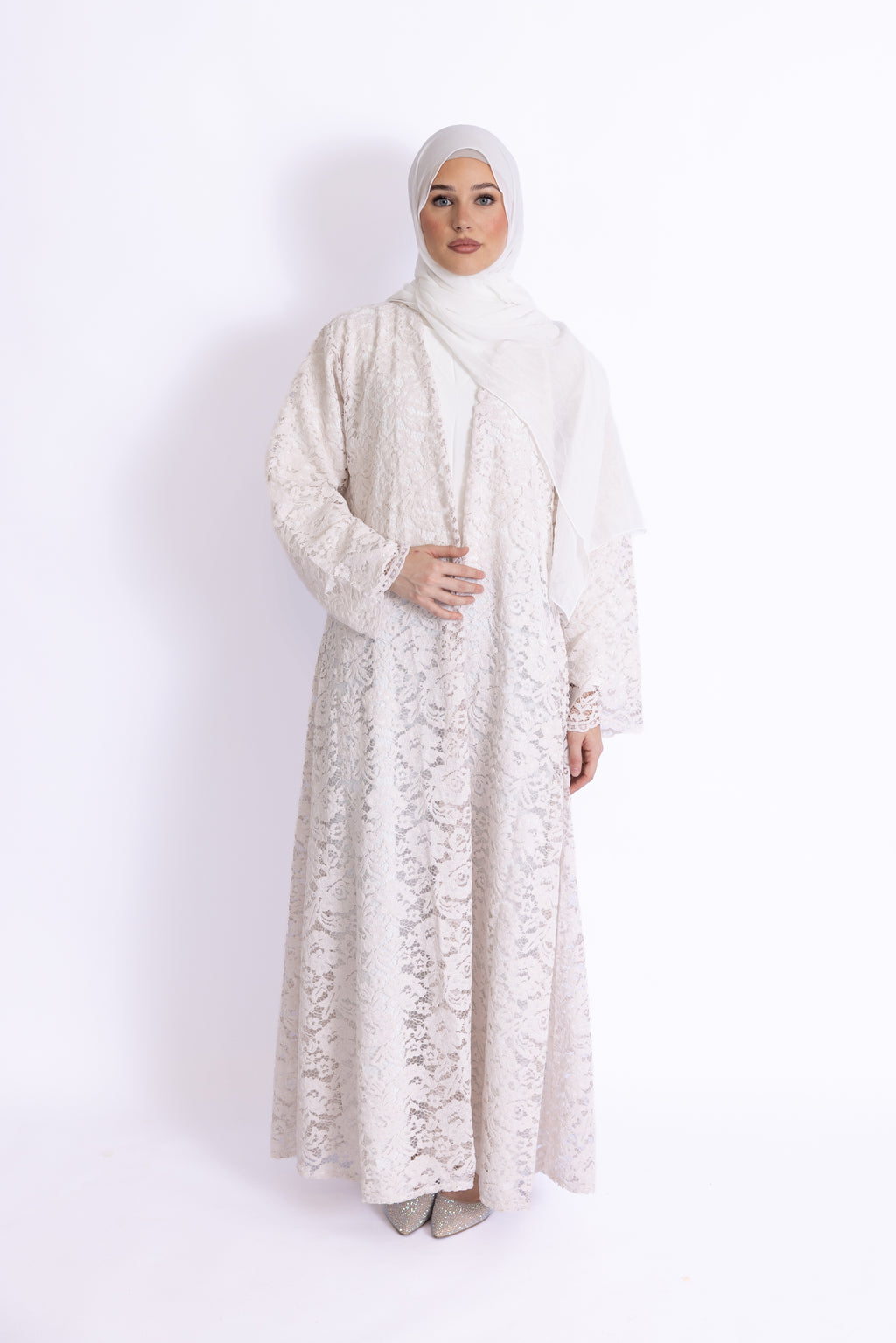 Rayhan Signature Lace Abaya