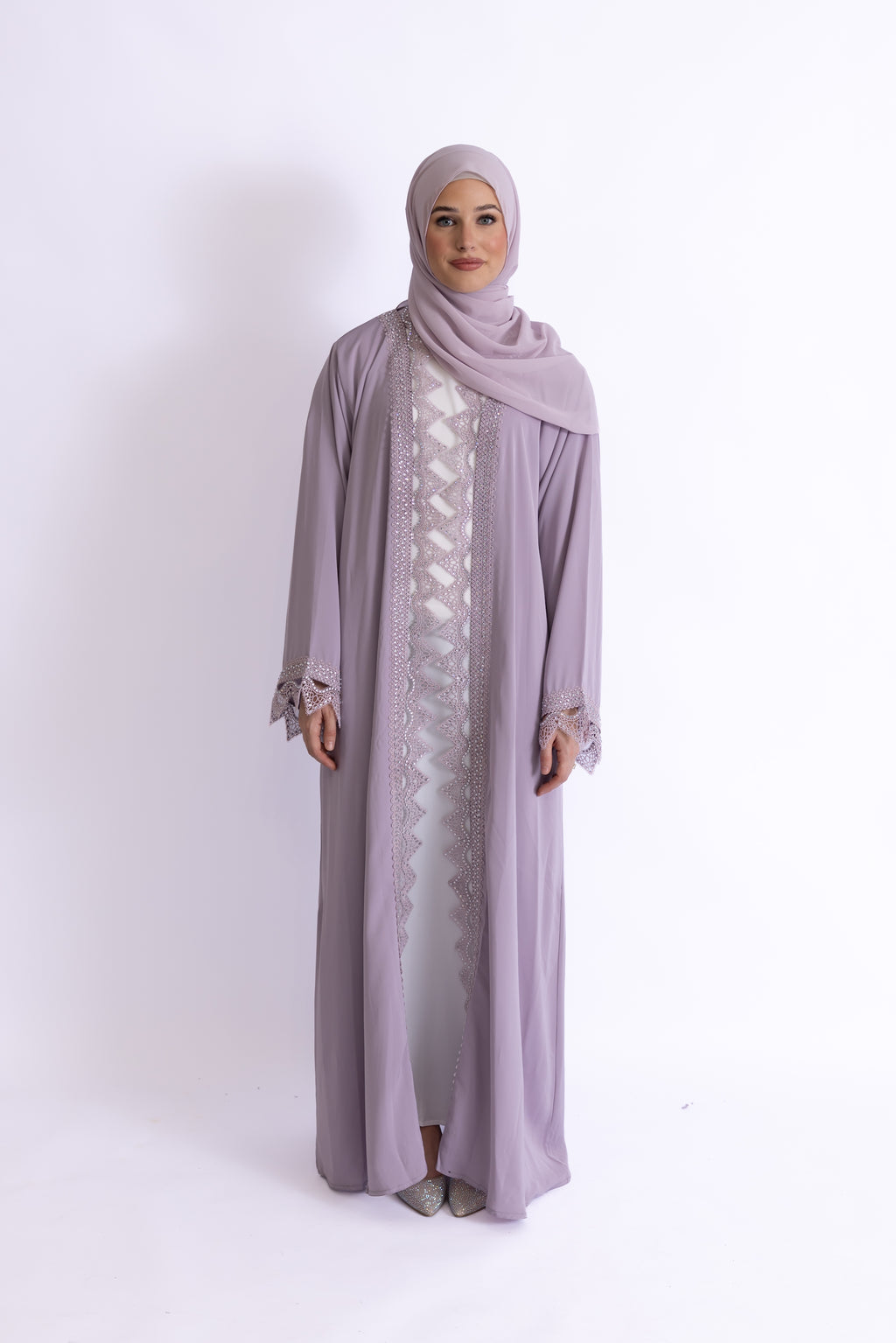 Lulu Pearl Embellished Abaya