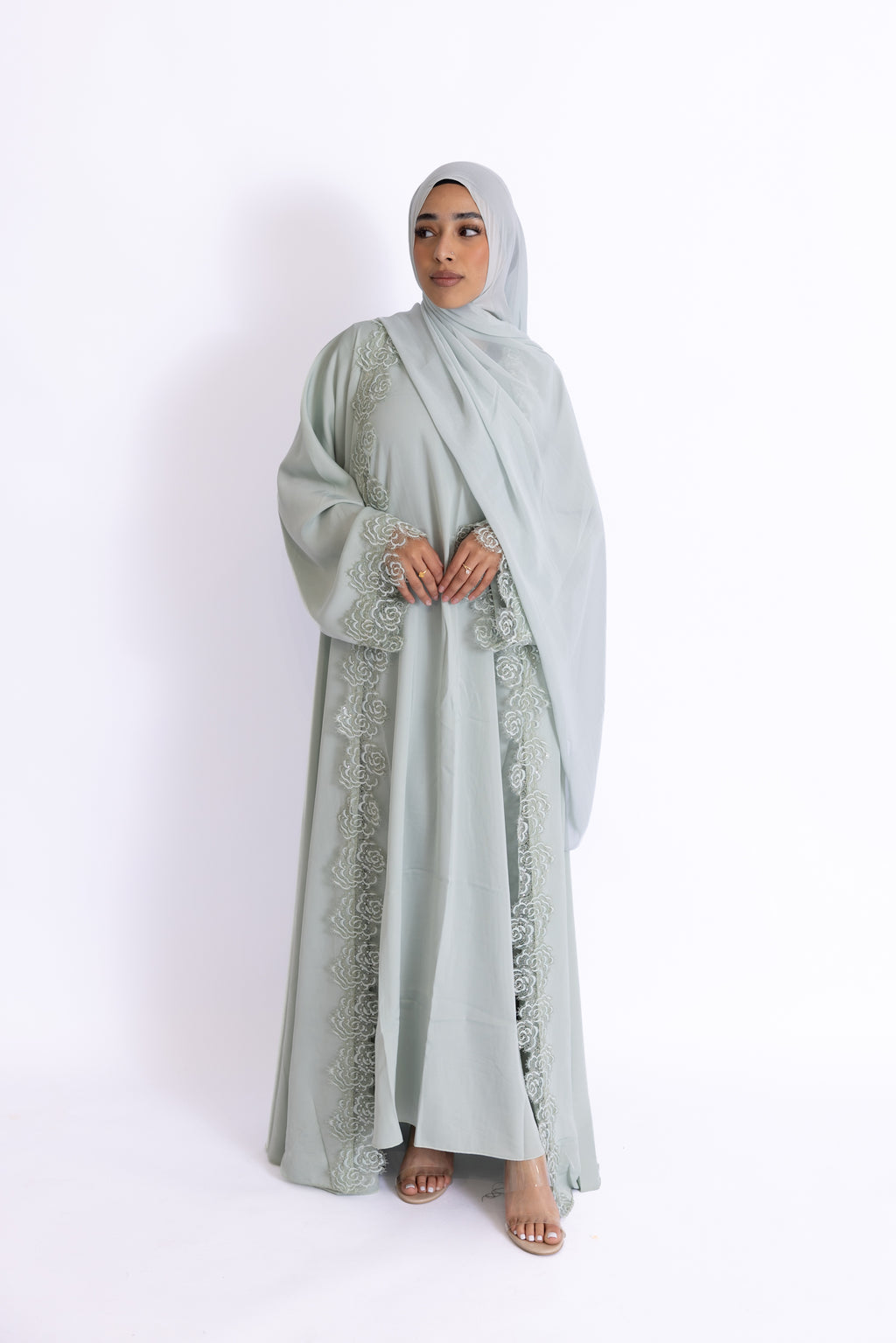 Salsabil Embroidered Abaya