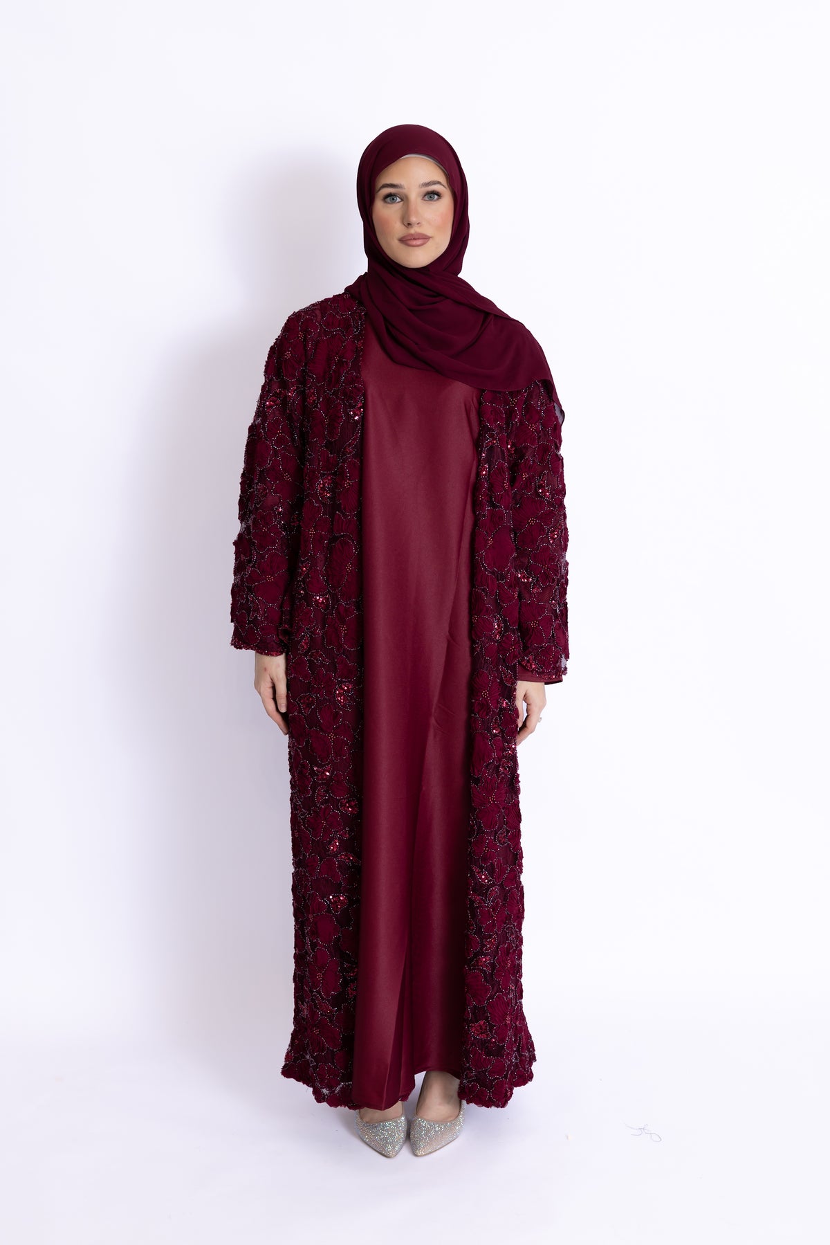 Rawdah 3D Floral Abaya