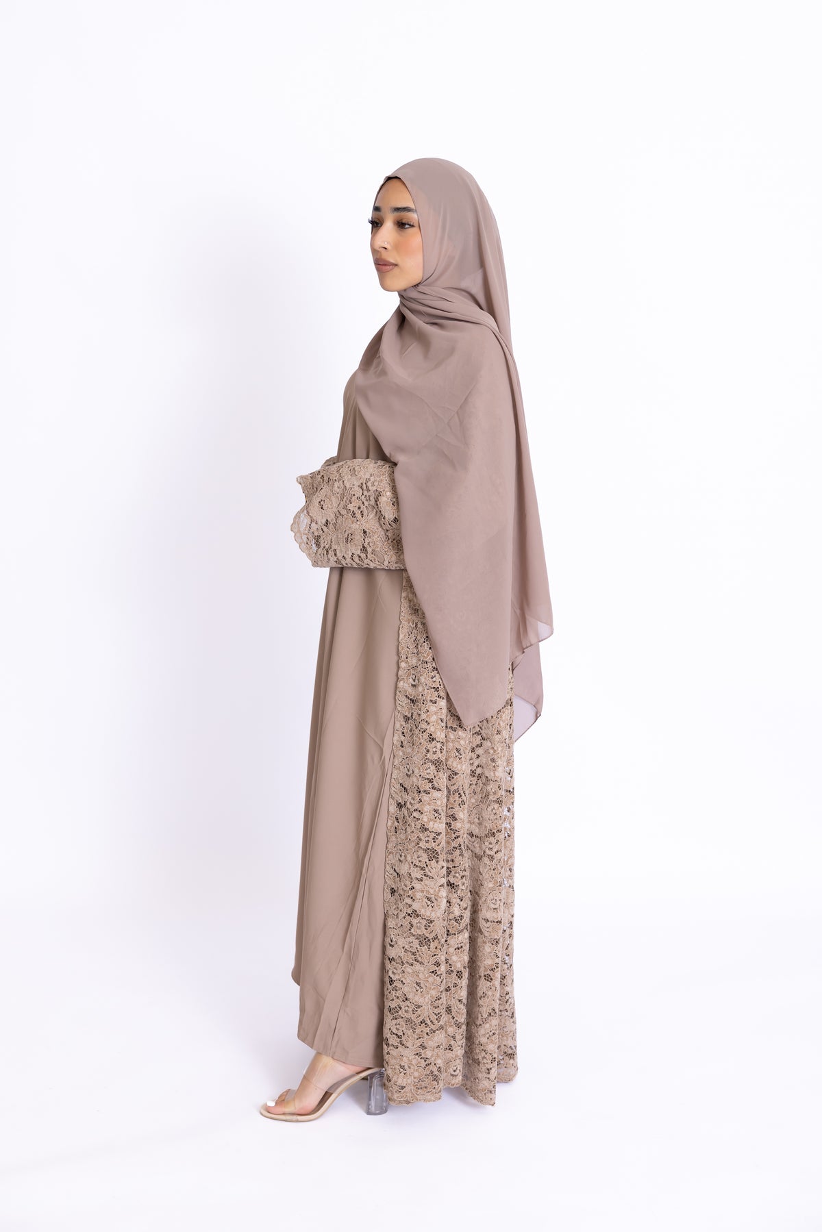 Rayhan Signature Lace Abaya