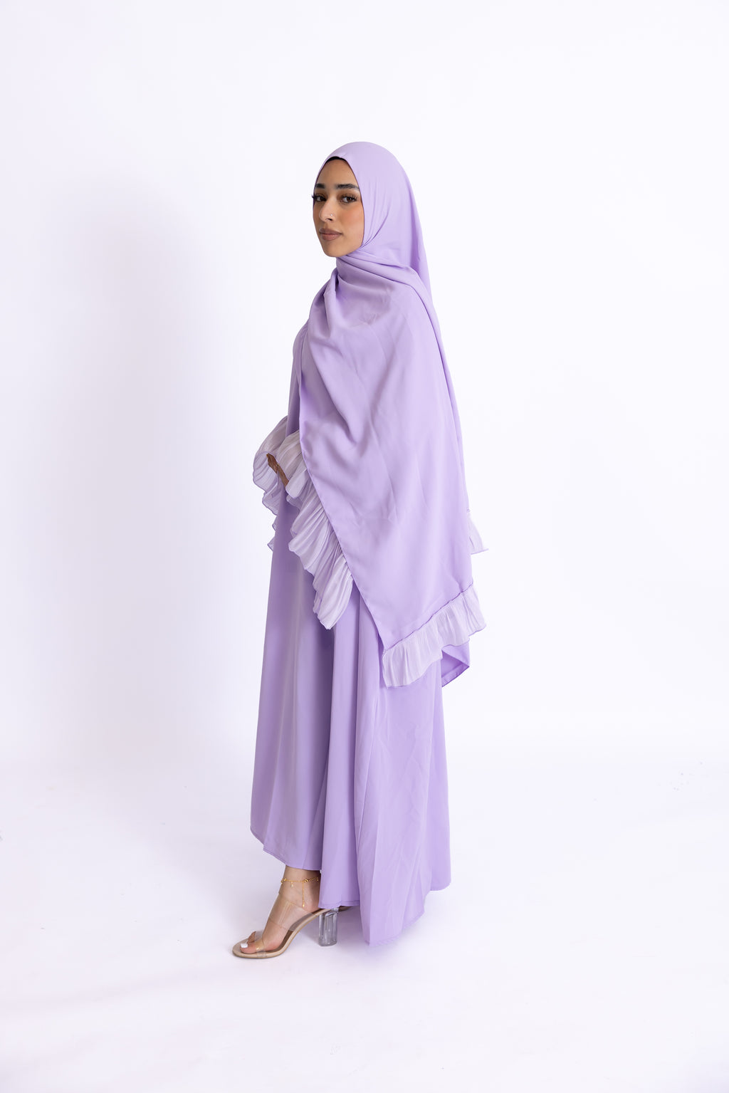 Naeem Pleated Cuff Abaya