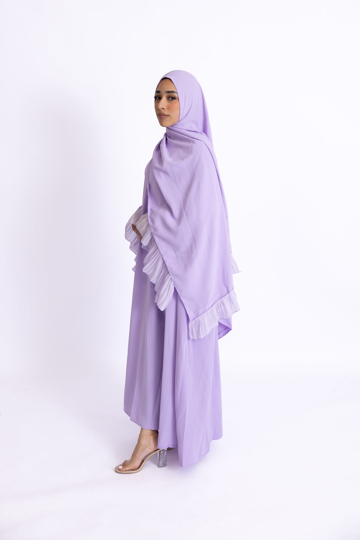 Naeem Pleated Cuff Abaya