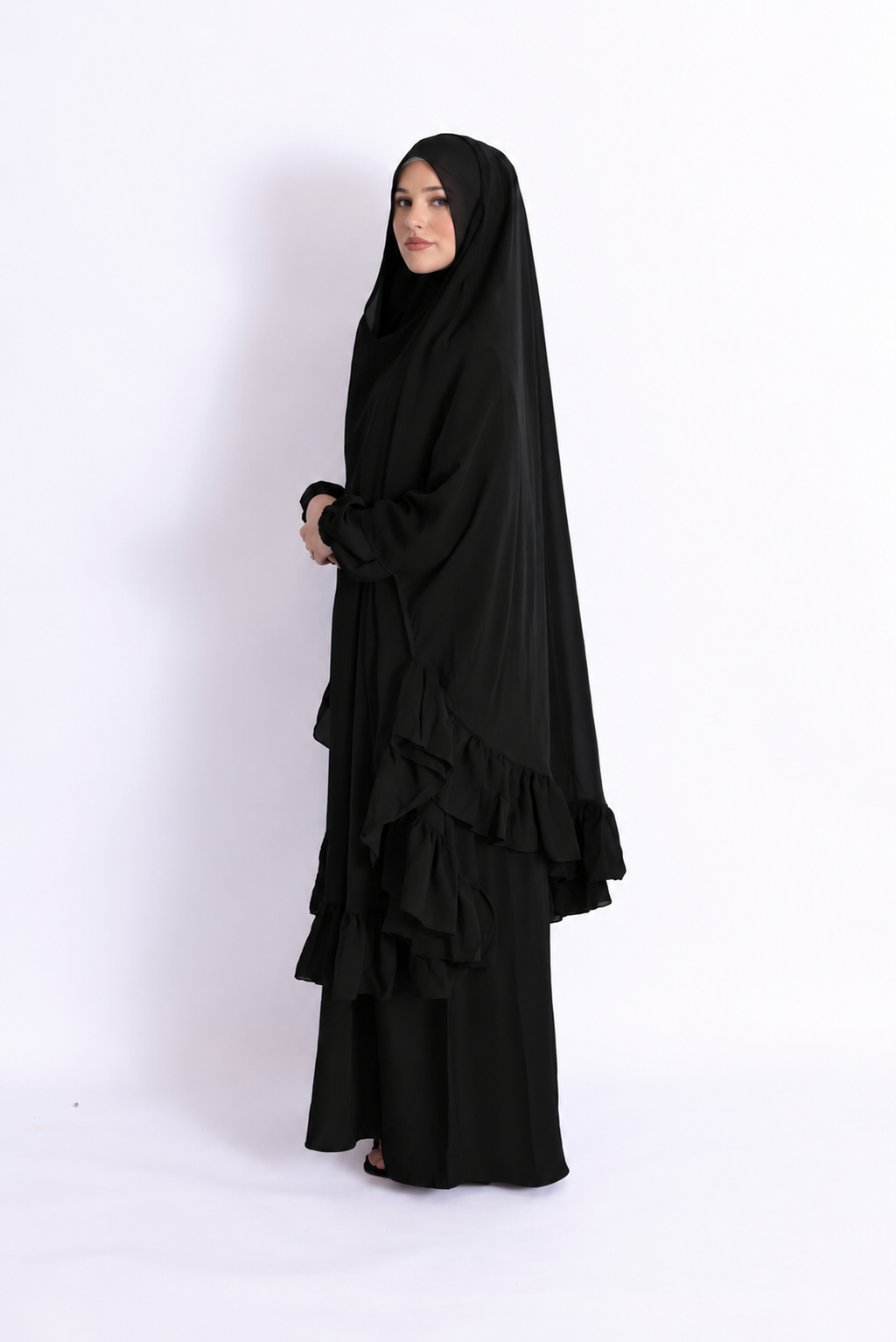 Sahab Ruffle Khimar