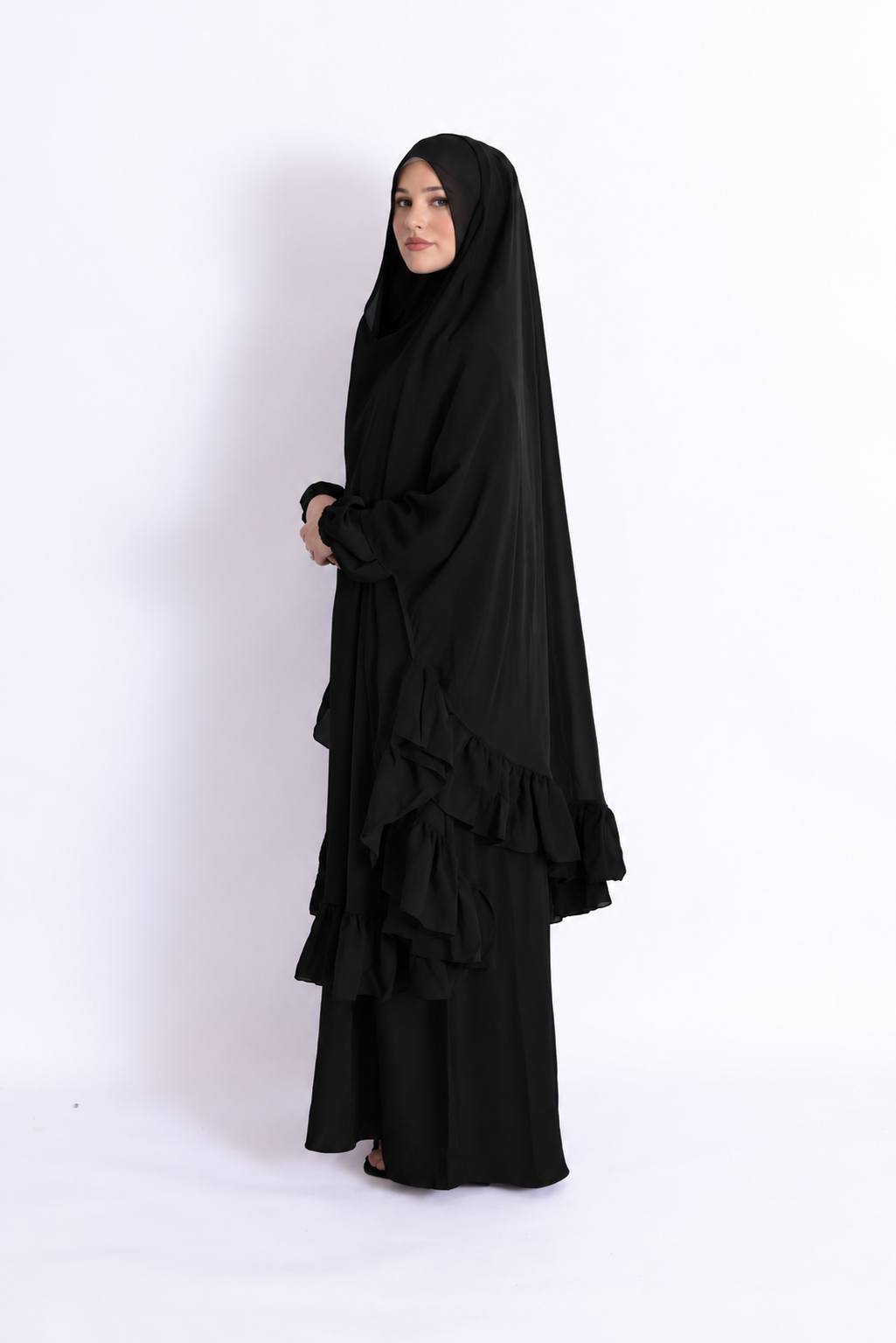 Sahab Ruffle Khimar