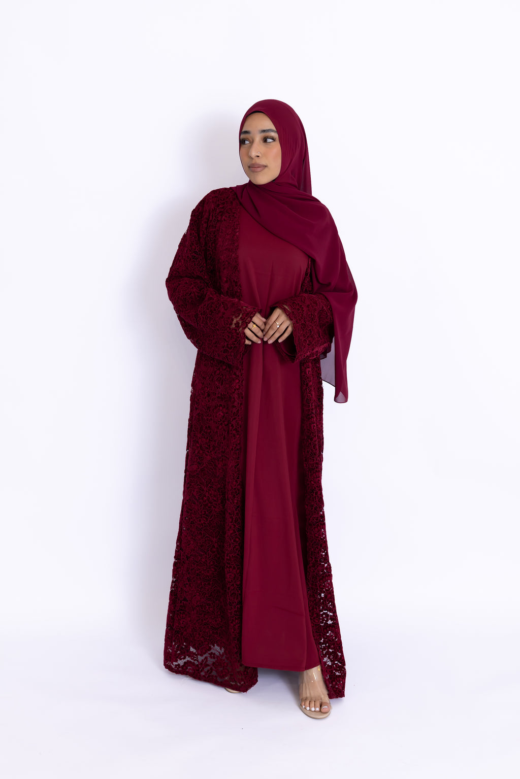 Rayhan Signature Lace Abaya