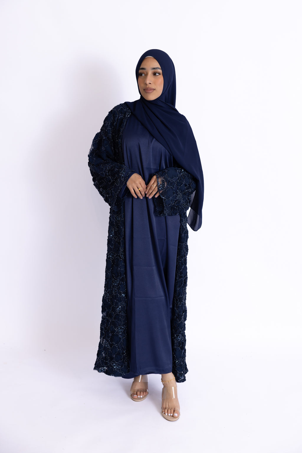 Rawdah 3D Floral Abaya