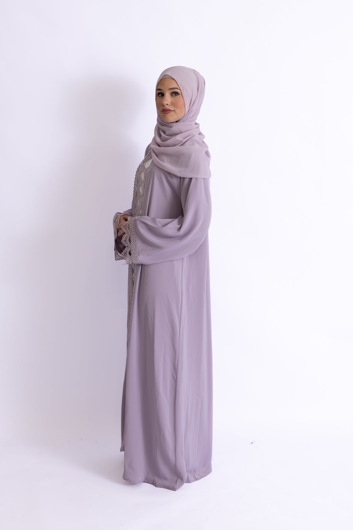 Lulu Pearl Embellished Abaya