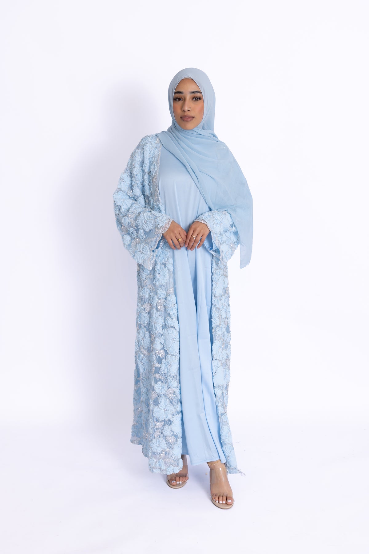 Rawdah 3D Floral Abaya
