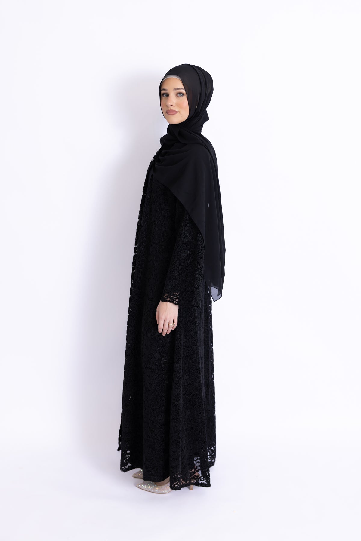 Rayhan Signature Lace Abaya