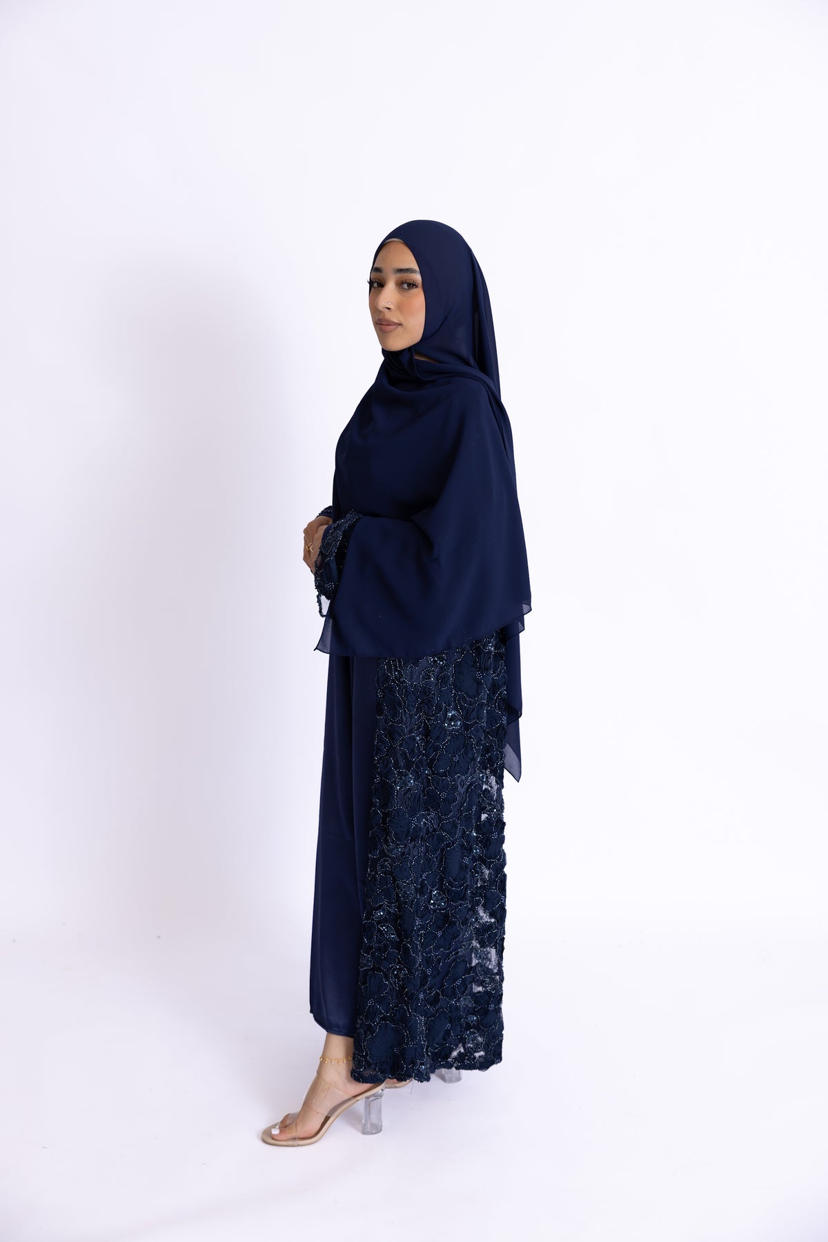 Rawdah 3D Floral Abaya