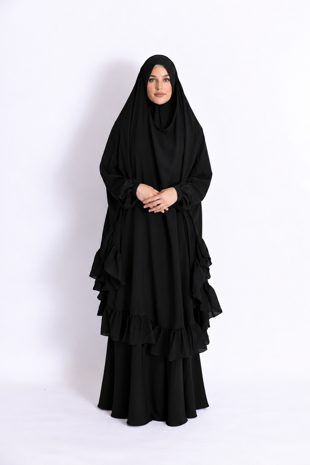 Sahab Ruffle Khimar