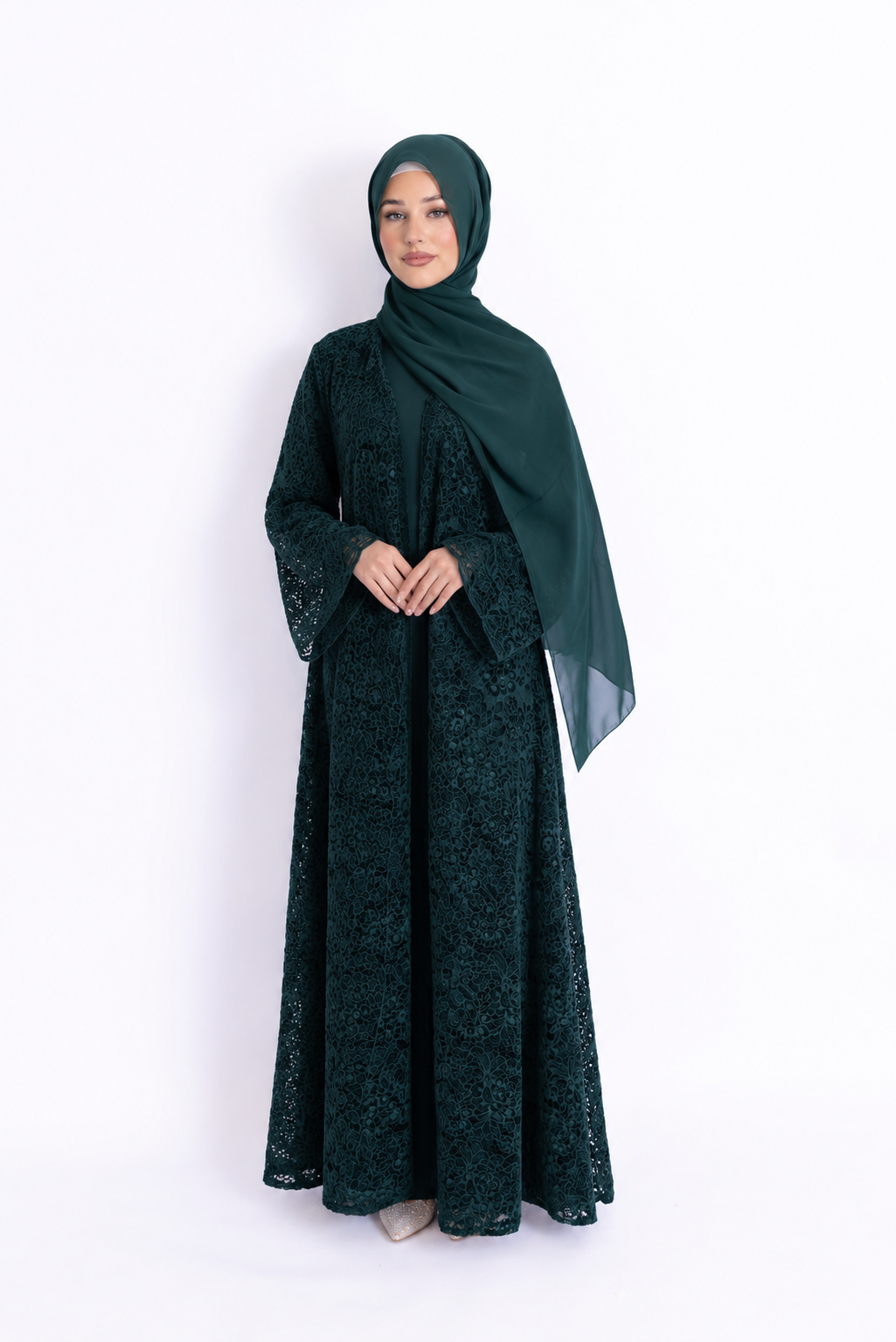 Rayhan Signature Lace Abaya