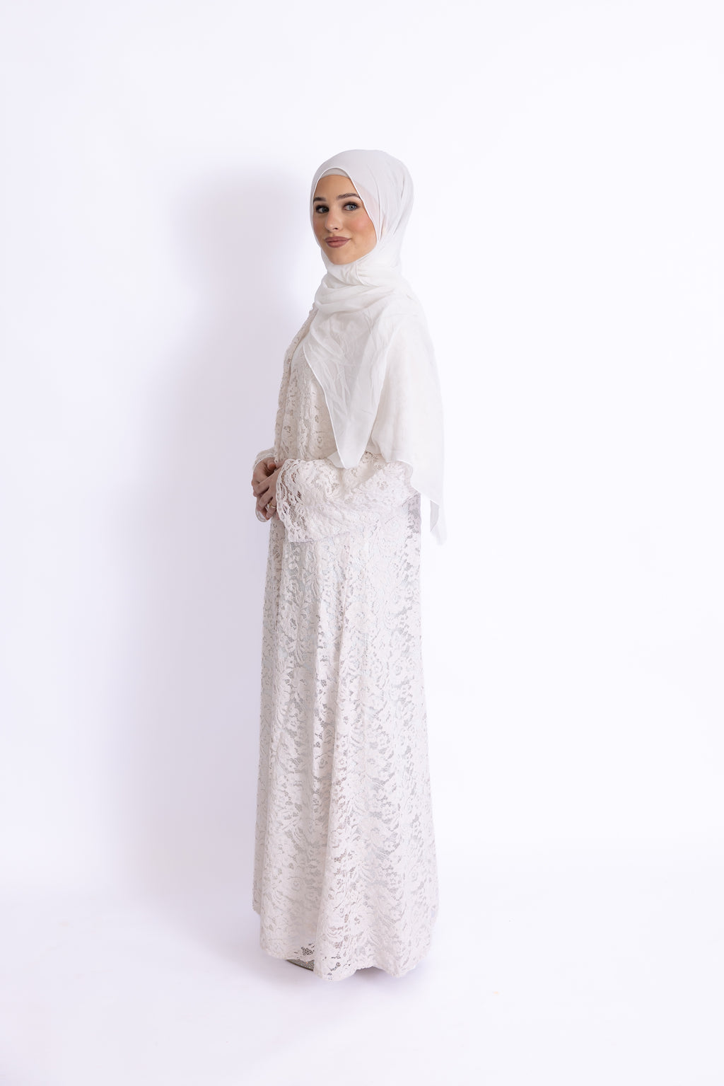 Rayhan Signature Lace Abaya