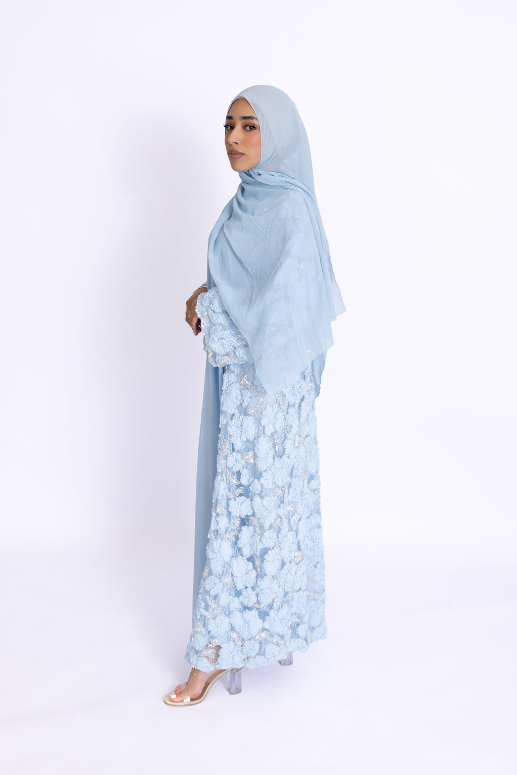 Rawdah 3D Floral Abaya