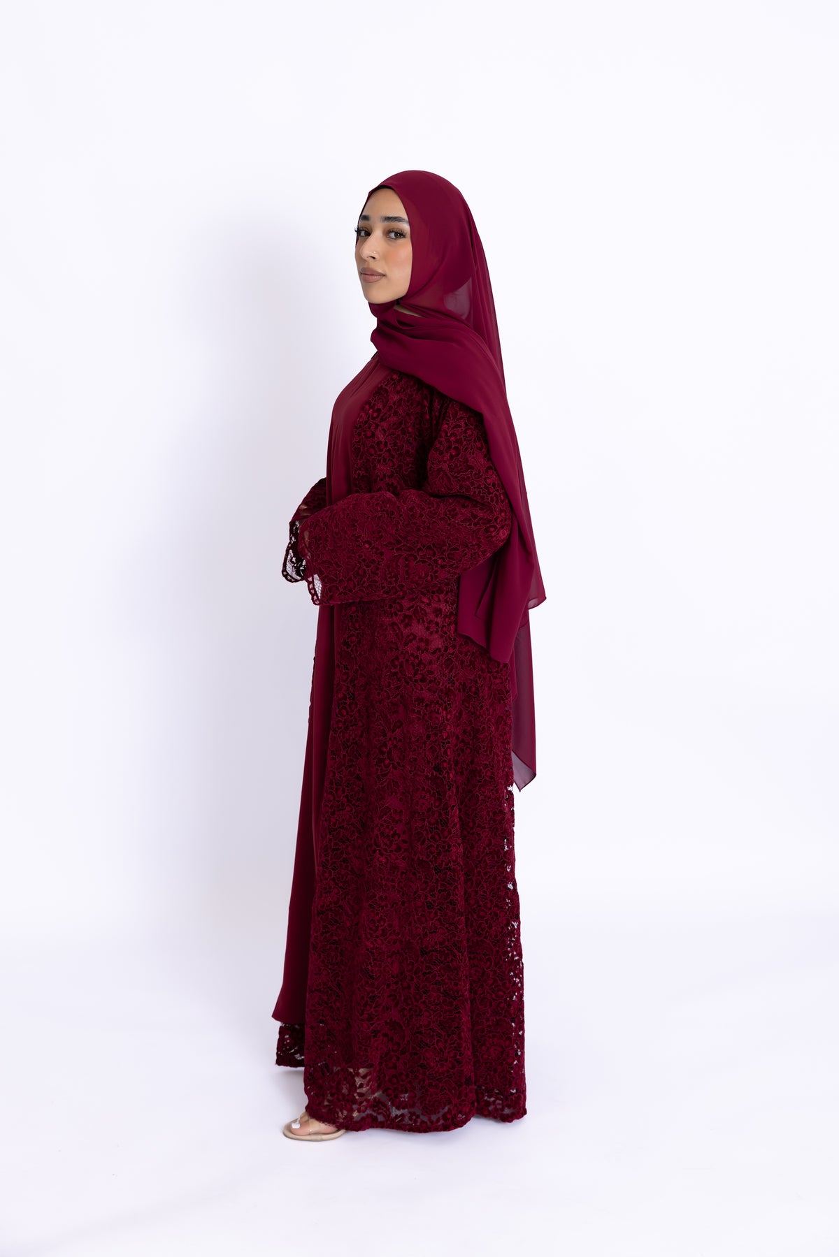 Rayhan Signature Lace Abaya