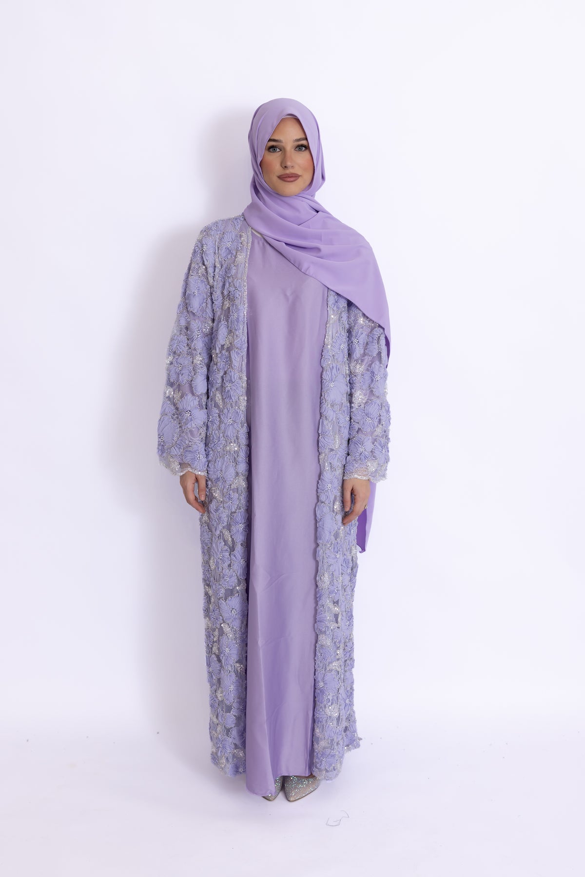 Rawdah 3D Floral Abaya