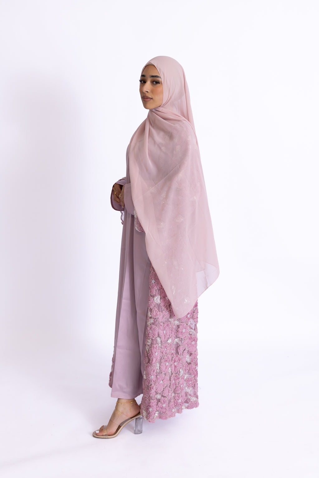 Rawdah 3D Floral Abaya