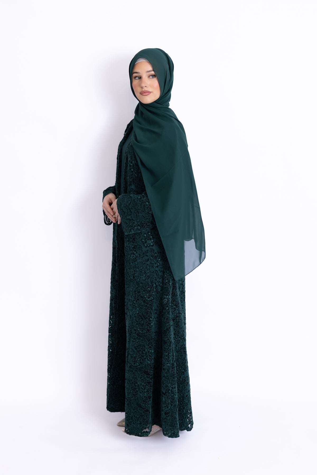Rayhan Signature Lace Abaya