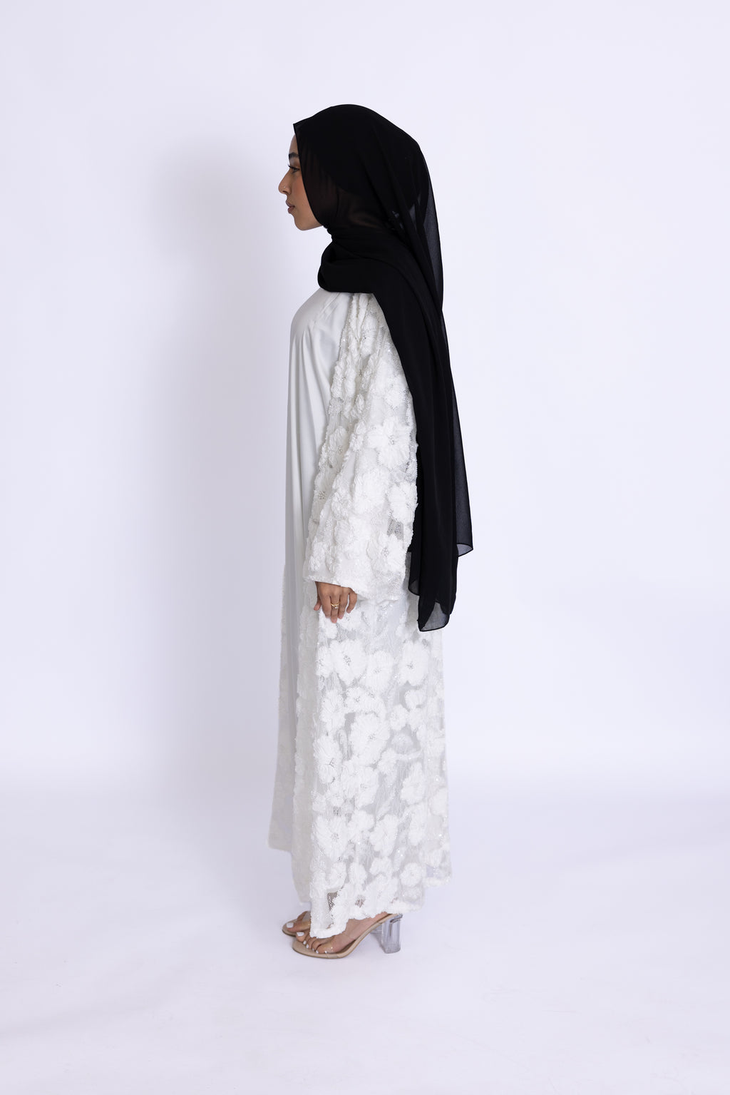 Rawdah 3D Floral Abaya