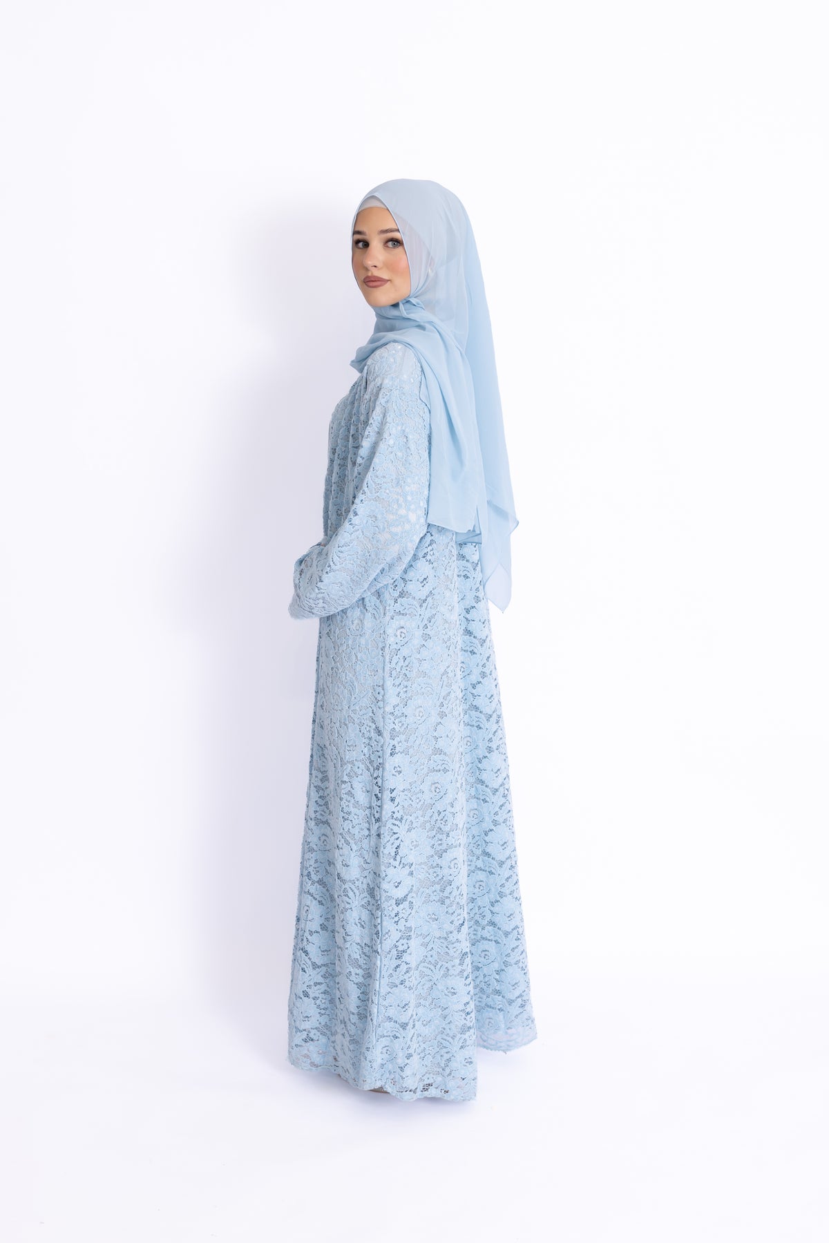 Rayhan Signature Lace Abaya