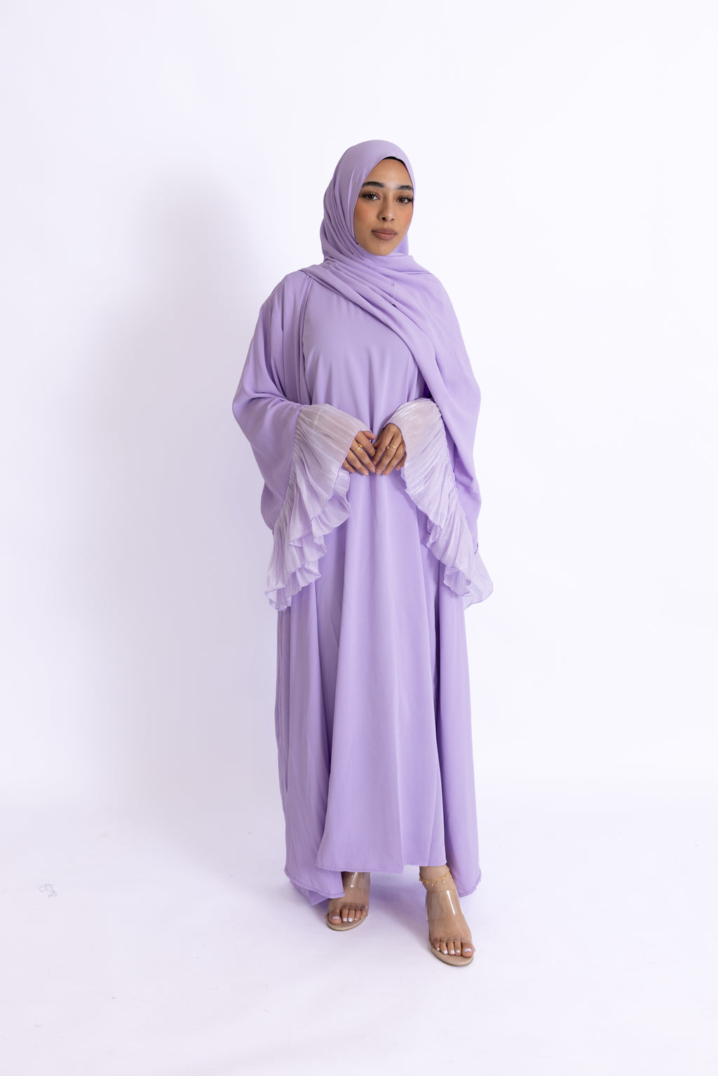 Naeem Pleated Cuff Abaya