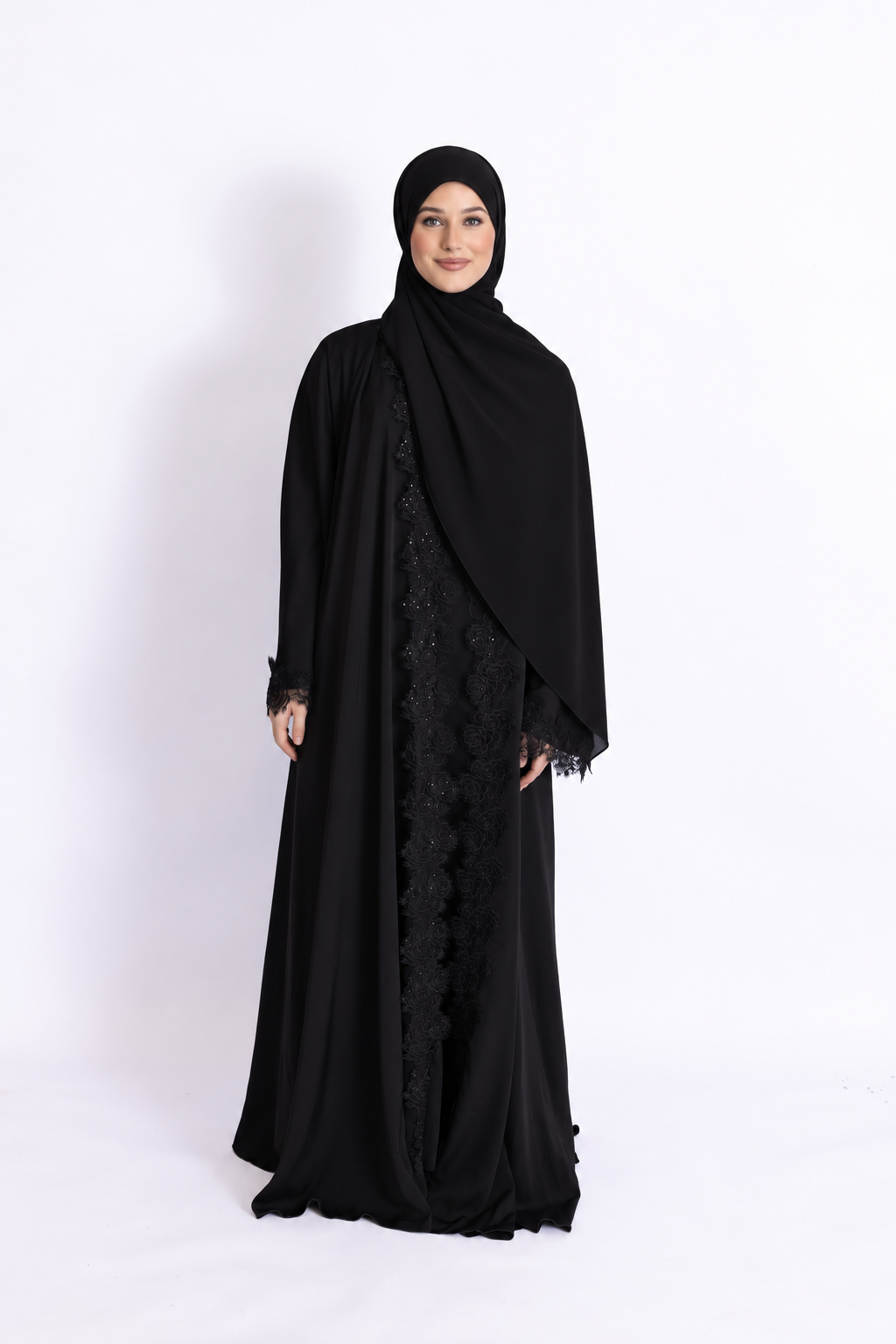 Salsabil Embroidered Abaya