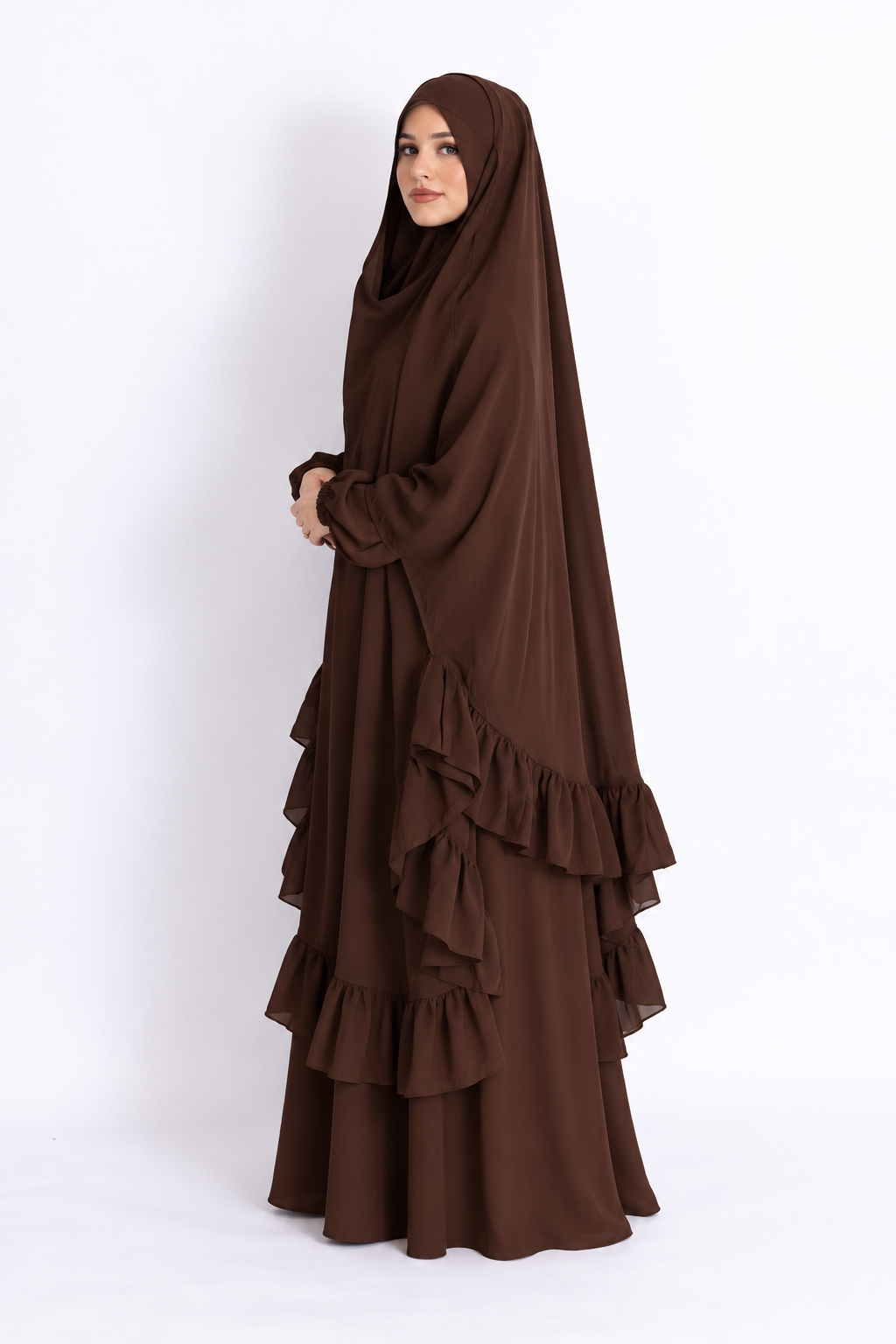 Sahab Ruffle Khimar